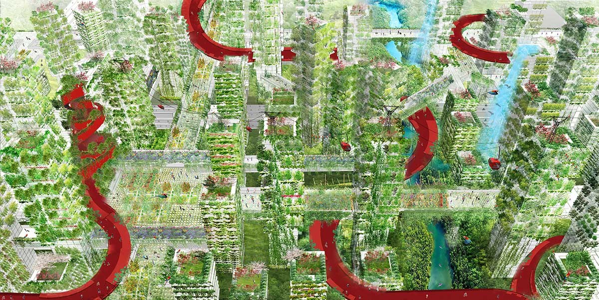 都市を丸ごと森にする計画