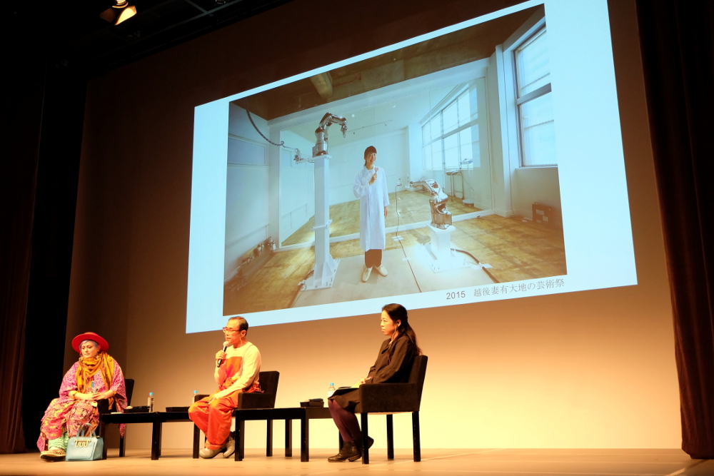 2015年「越後妻有大地の芸術祭」にて、遠山氏総合プロデュースの企画開催