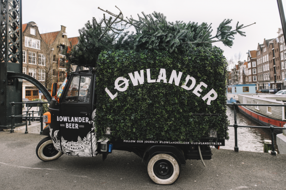 Lowlanderのクリスマスツリーリサイクル