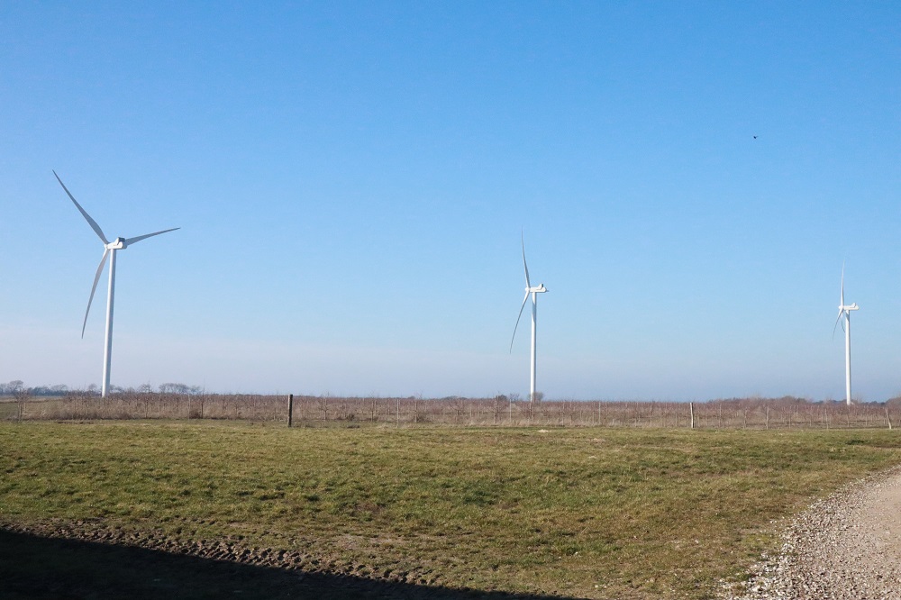 ロラン島の消費電力の8倍を生産する風力発電