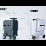 空港内の移動を快適に。電動スクーターに変身するスーツケース「Rydebot Puledro」 width=