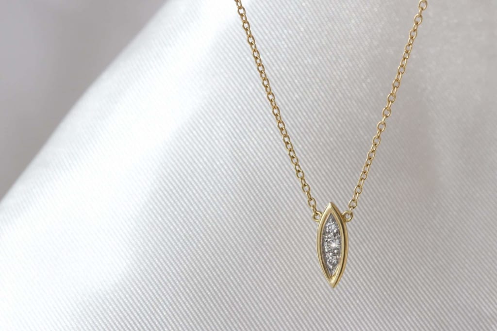 Seed Diamond Necklace │YURI SATO JEWELRY