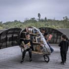 廃棄自転車を「てんとう虫図書館」に。中国のアップサイクル