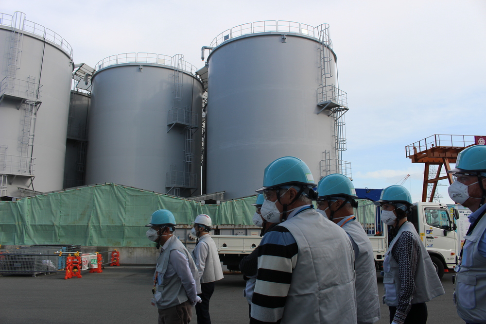 福島第一原子力発電所貯水タンク