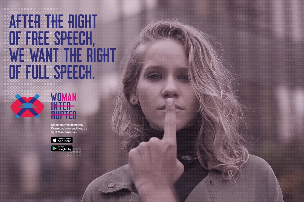 ジェンダー格差をなくす。発言する女性を応援するアプリ「Woman Interrupted」