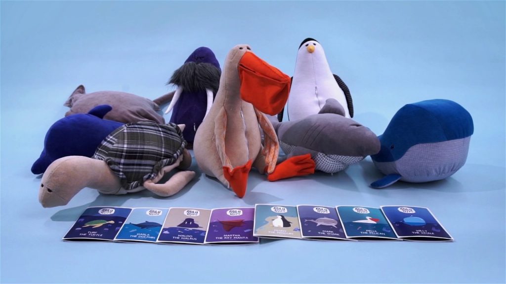 ハンガリー発、子供たちに海を守る大切さを教えてくれるぬいぐるみ「Pollutoys」