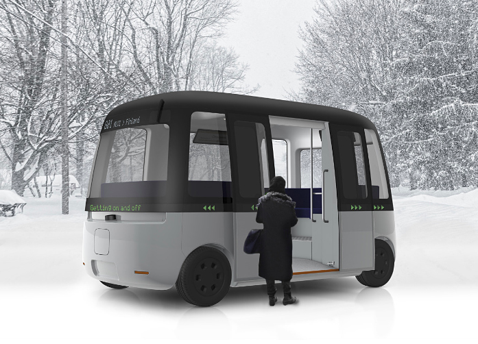 雪に強い公共自動運転バスをデザインする良品計画とSensible 4