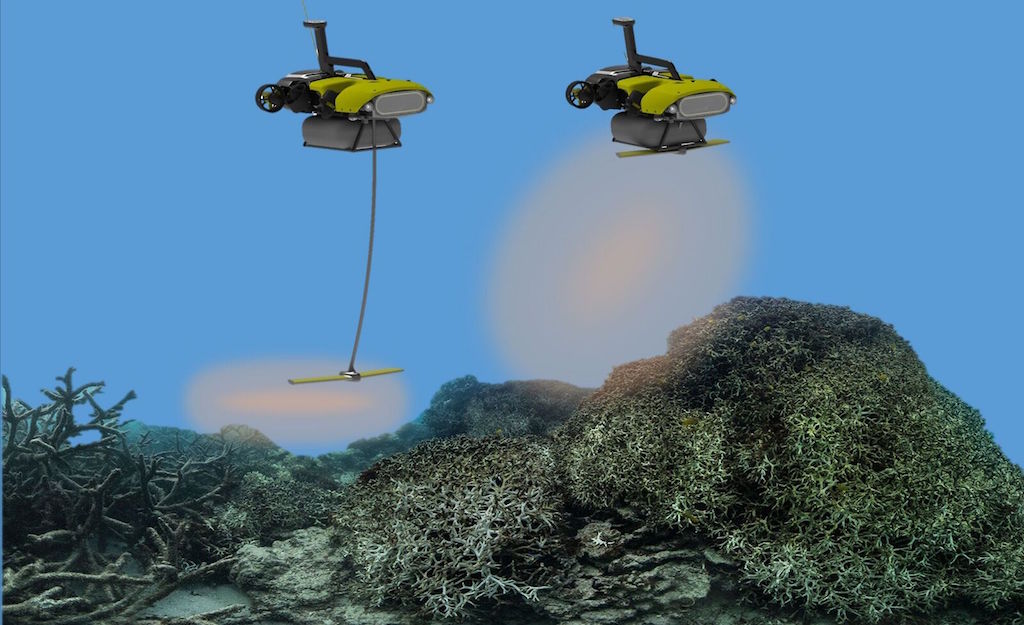 効率は自然繁殖の100倍。サンゴ礁を世話する海中ロボット