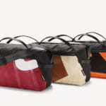 廃棄ペットボトルとトラックの幌からできた、FREITAGのスポーツバッグ width=