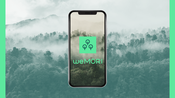 ワンタップで寄付できる森林再生アプリ「weMORI」