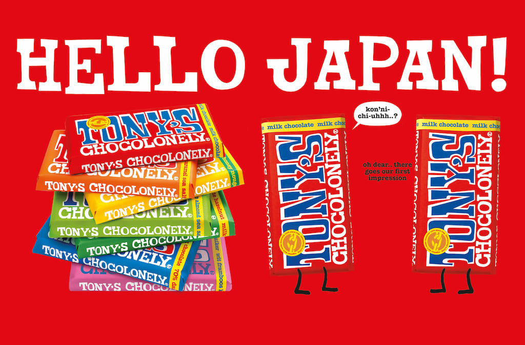 Tony's chocolonely in Japan