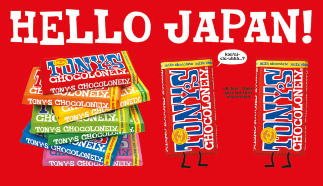 Tony's chocolonely in Japan