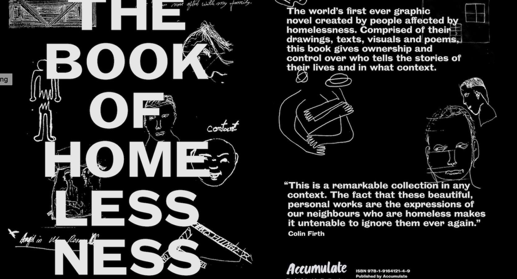 ホームレスがアーティストに。英アートスクールが出版する「The Book of Homelessness」
