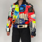 PUMAのサッカーグローブだけで作られたジャケット width=