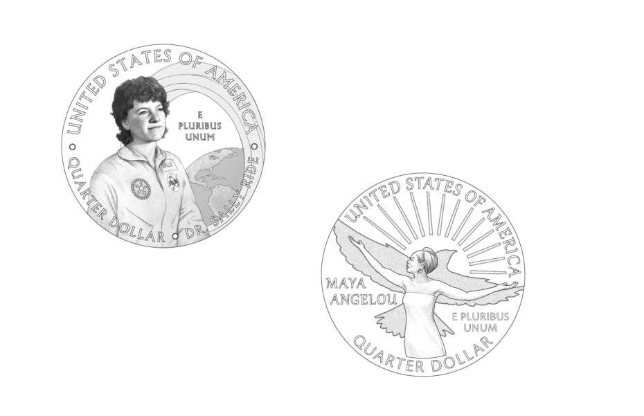 アメリカが発行する歴史上の「偉大な女性たち」が描かれた硬貨