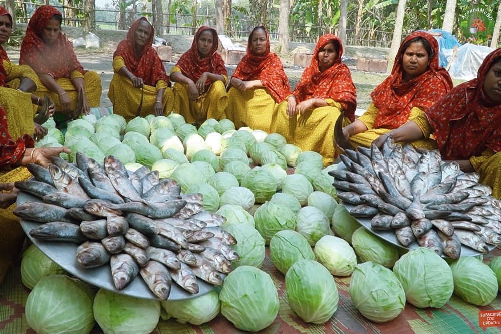 バングラデシュの活性化につながる、村のごちそう動画