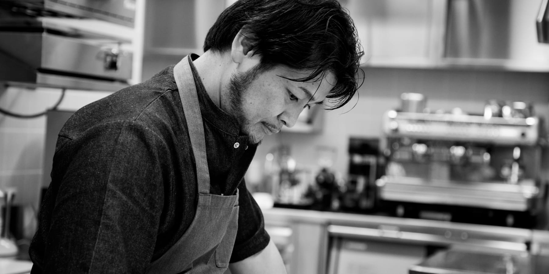 能田シェフ作業風景