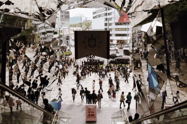 TOKYO JAPAN - APRIL 19 : Omotesando Tokyo Plaza building on April 19, 2014 in Tokyo, Japan. Tokyo Plaza is new shopping center for teenage on Omotesando.