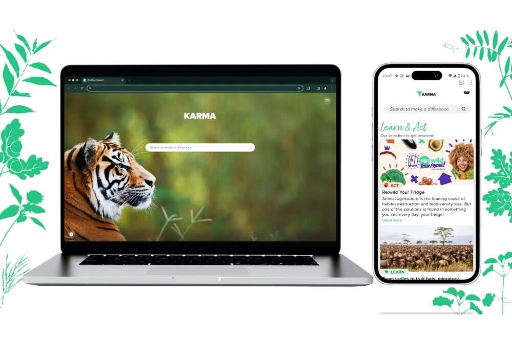 調べるだけで生物多様性に貢献できる検索エンジン「KARMA」
