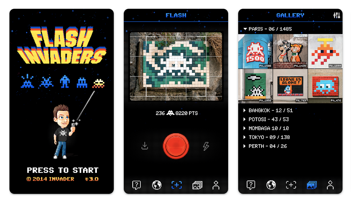 Flash Invaders