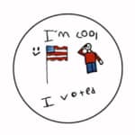 子どもたちが描いた「I voted」ステッカーが、米国で投票率アップに貢献 width=