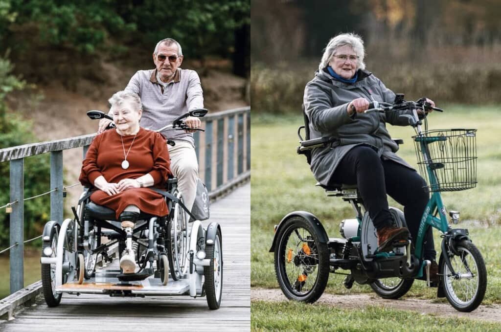 人力車型から車椅子で乗れるものまで。オランダの安全設計の自転車がもたらす、高齢者の“移動革命”