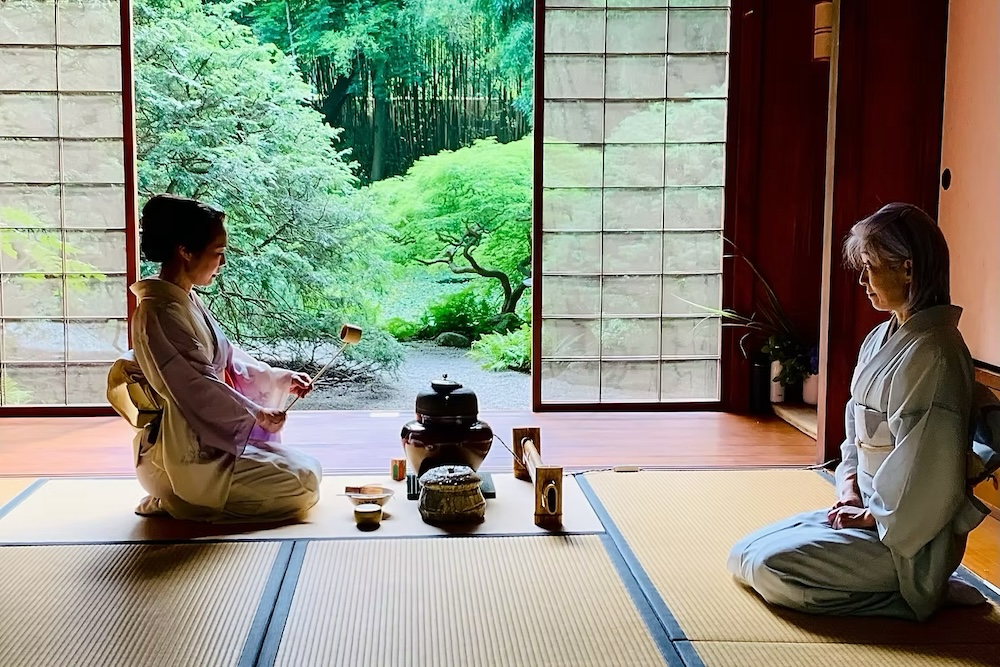 茶席での様子