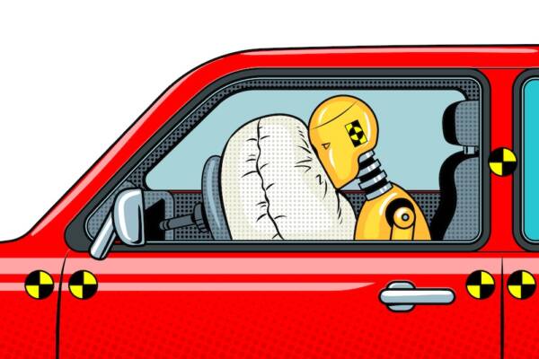 車の衝突テスト用のダミー人形