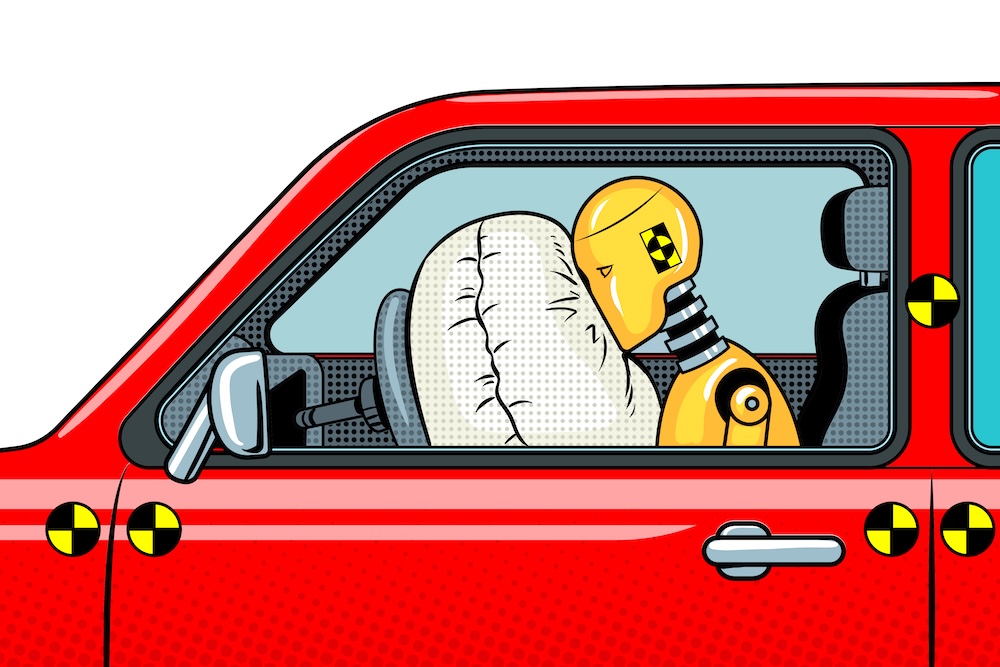 事故衝撃テスト用のダミー人形を「女性」にすると何が起こるか width=