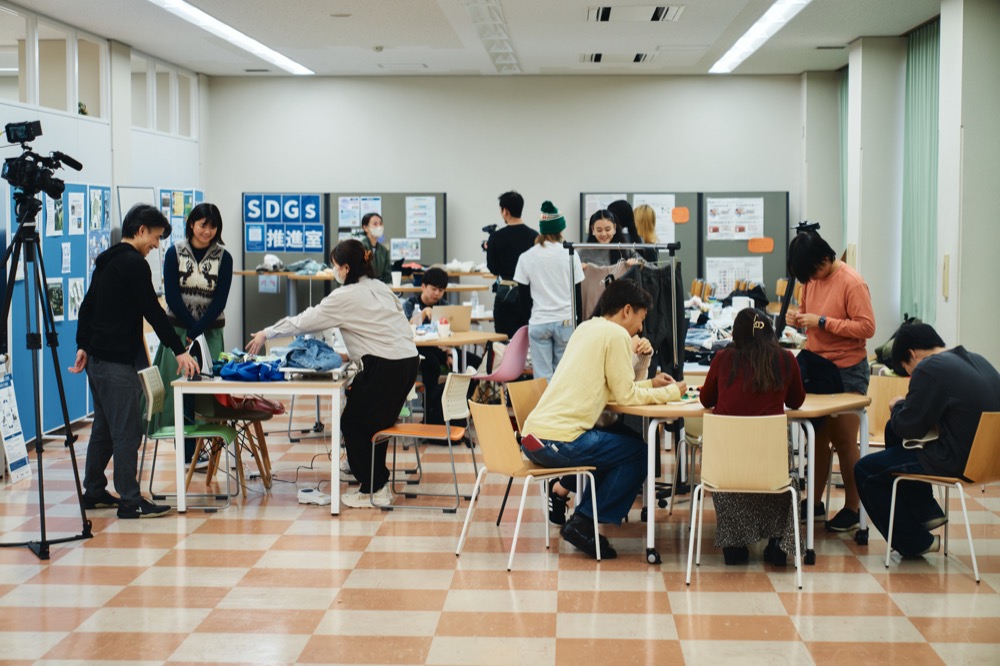 大学でのイベントの様子