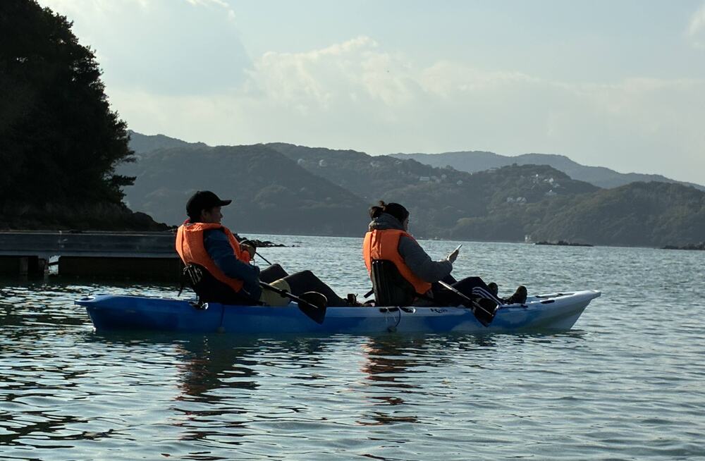 頭島でのシーカヤック