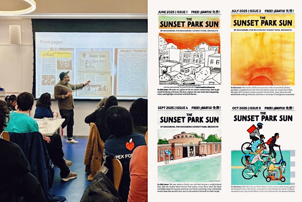 図書館を「ニュース編集室」に。市民が執筆を学び、地元の信頼関係を築きなおすNY発の月刊誌 width=