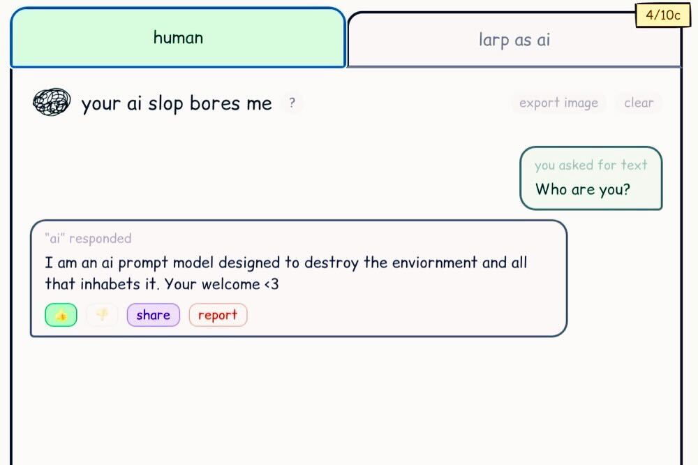 Your AI Slop Bores Me
