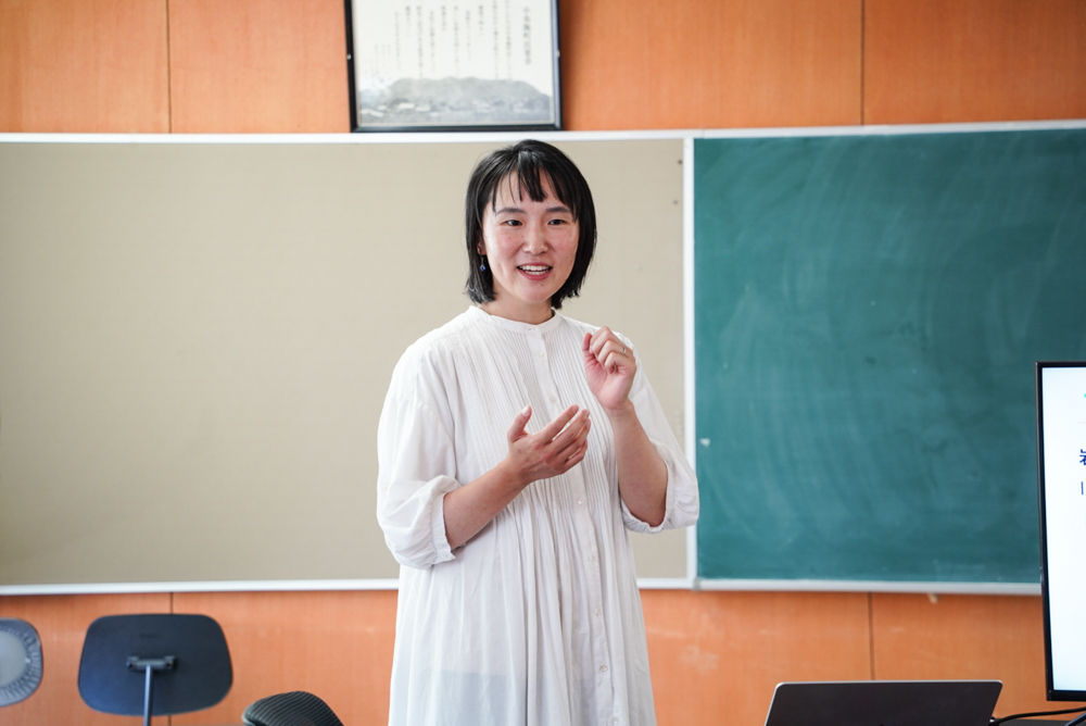地域おこし協力隊の岩間夏美さん