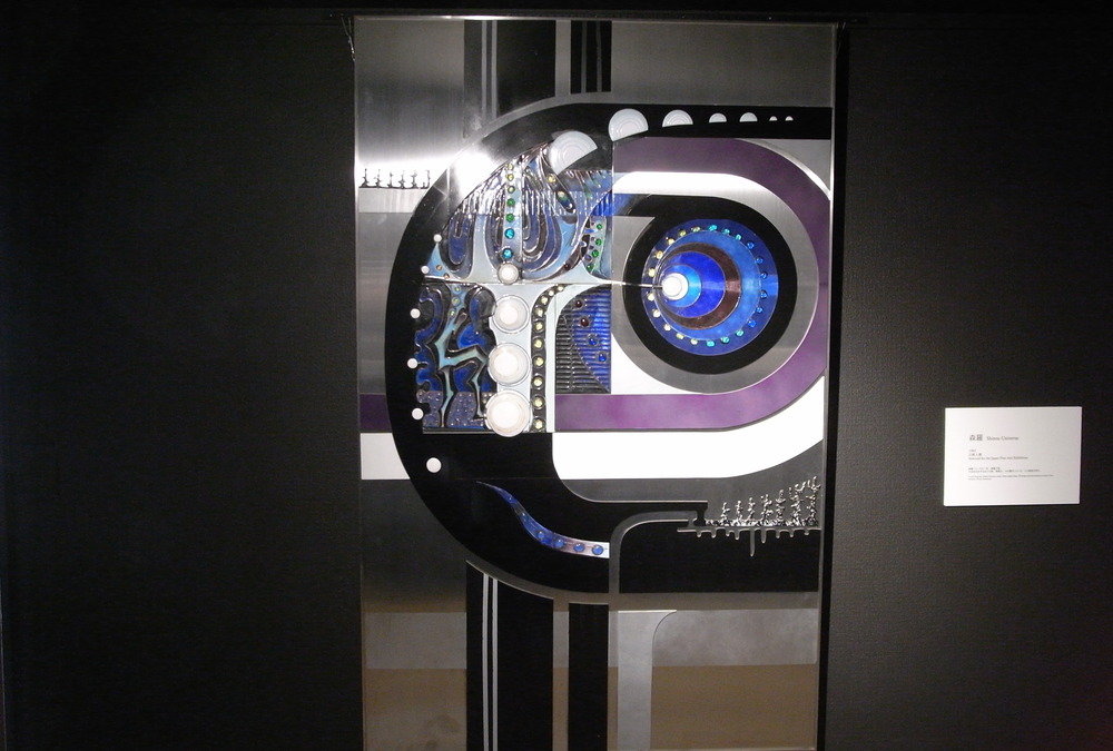 稔子さんの七宝壁画