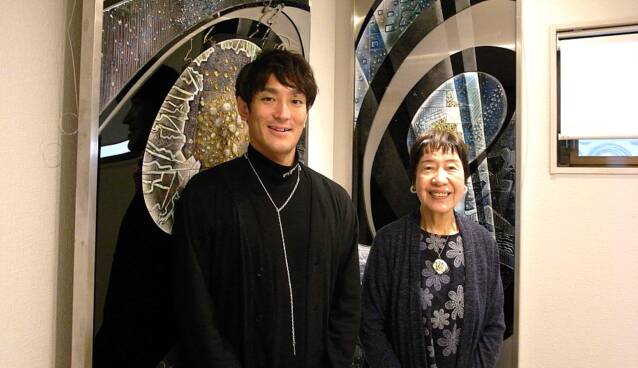 住岡健太さんと田中稔子さん